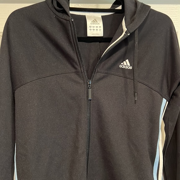 Adidas Jacket Medium Black with Stripes - Picture 4 of 7